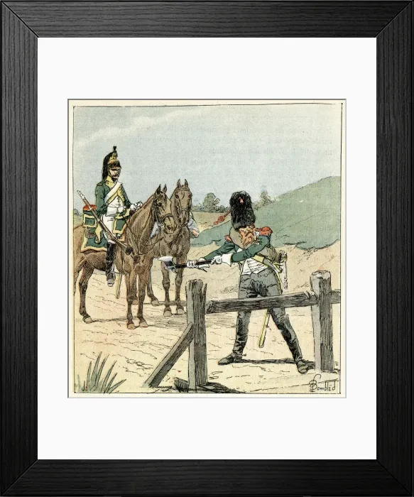 Framed Print : French Dragoon Framed Print : French Dragoon