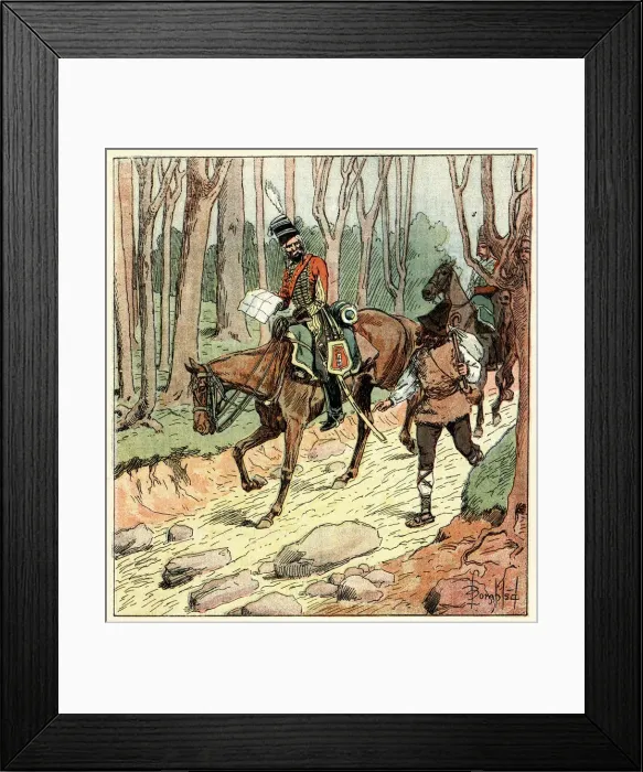 Framed Print : French soldiers Framed Print : French soldiers