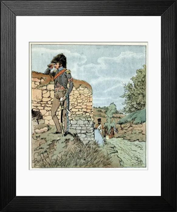 Framed Print : Aide de camp