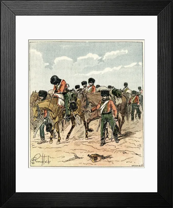 Framed Print : French troops Framed Print : French troops