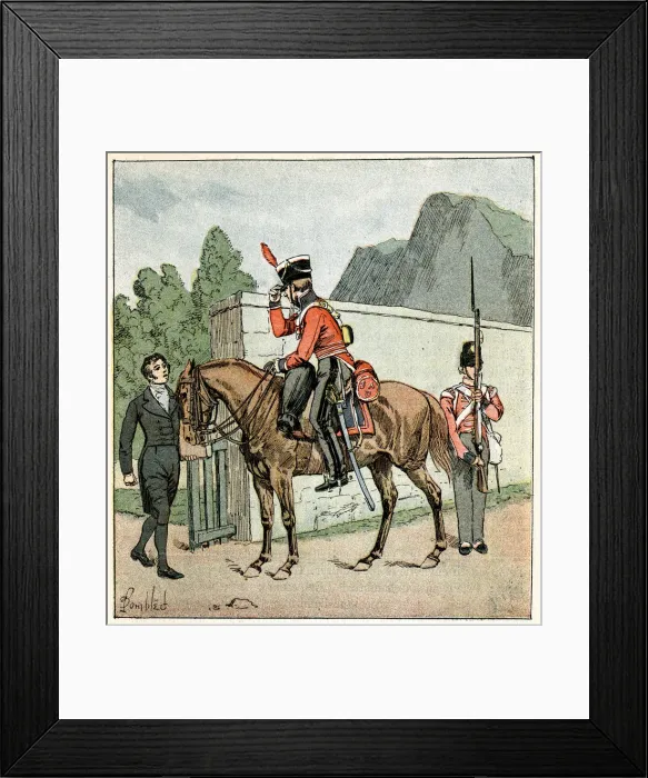 Framed Print : British cavalry Framed Print : British cavalry