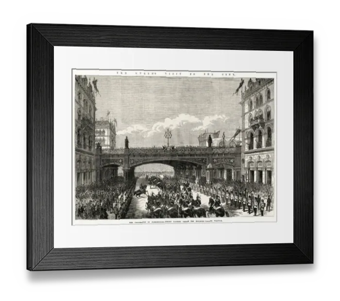 Framed Print : Holborn, London 1869 Framed Print : Holborn, London 1869