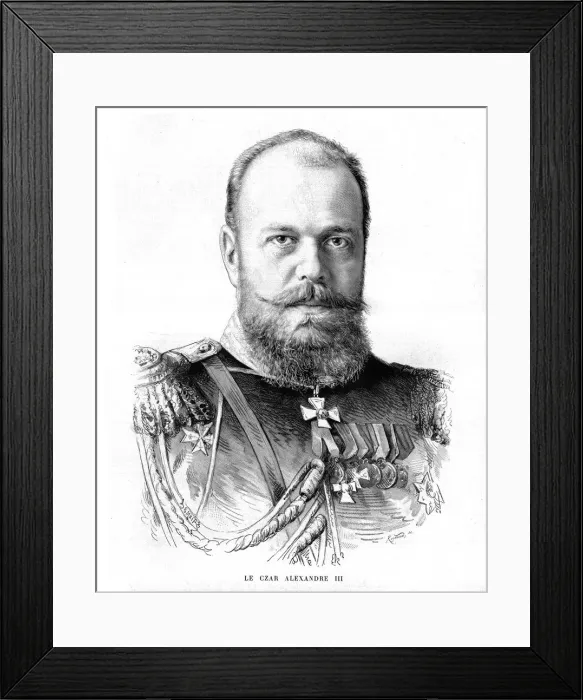 Framed Print : Czar Alexander III Framed Print : Czar Alexander III