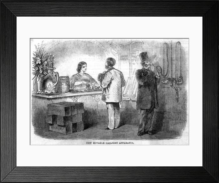 Framed Print : Tobacconist shop 1861 Framed Print : Tobacconist shop 1861