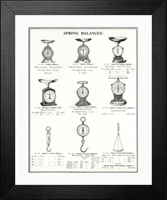 Framed Print : Measuring equipment, kitchen scales Framed Print : Measuring equipment, kitchen scales