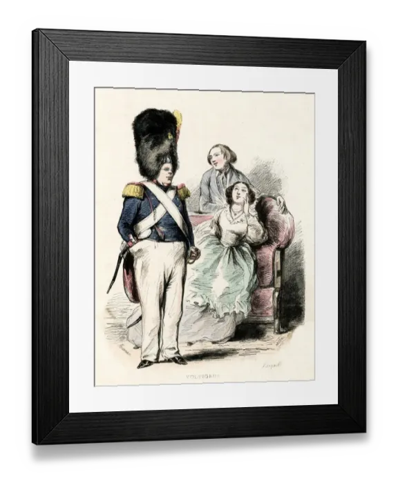 Framed Print : French National Guard, the Voltigeur Framed Print : French National Guard, the Voltigeur