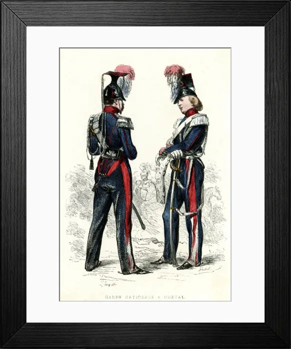 Framed Print : French National Guard (Cavalry) Framed Print : French National Guard (Cavalry)