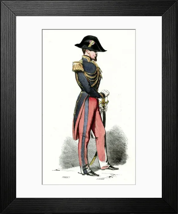 Framed Print : French Officer of the General Staff Framed Print : French Officer of the General Staff