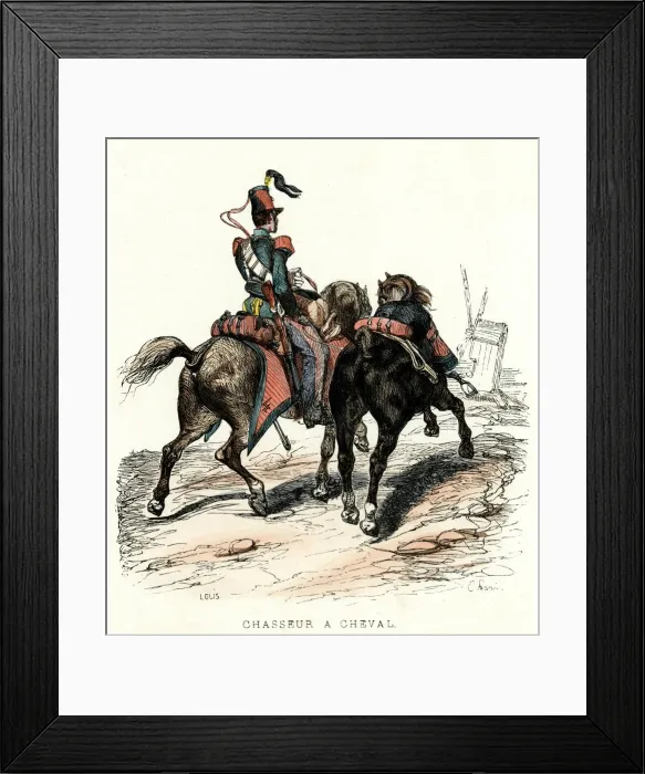 Framed Print : French Cavalry Soldier Framed Print : French Cavalry Soldier