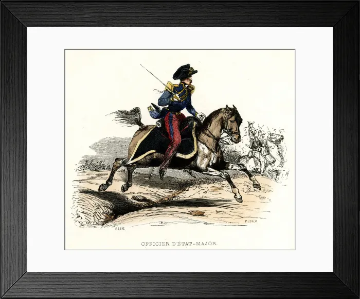 Framed Print : Officer of the General Staff of the French Army Framed Print : Officer of the General Staff of the French Army