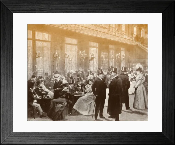 Framed Print : Pousset tavern in Paris Framed Print : Pousset tavern in Paris