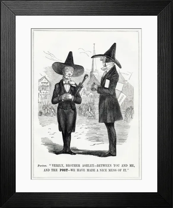 Framed Print : Sabbatarians stop delivery of post on Sunday Framed Print : Sabbatarians stop delivery of post on Sunday