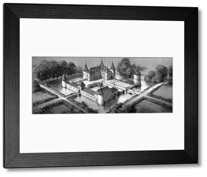 Framed Print : Chevillon Chateau, France Framed Print : Chevillon Chateau, France