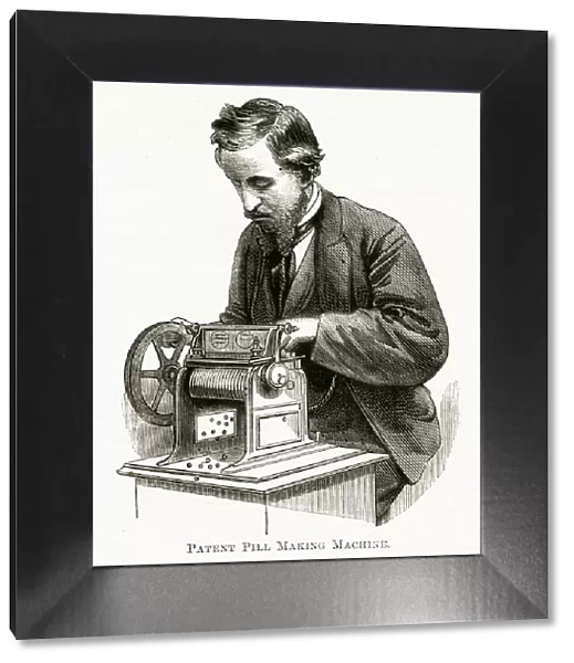 Bushbys patent pill making machine 1869