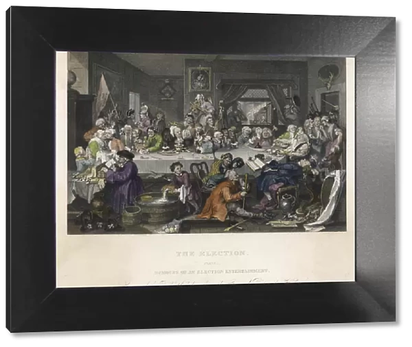 The Election by William Hogarth