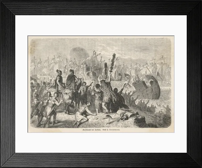 Framed Print : Battle of Actium Framed Print : Battle of Actium