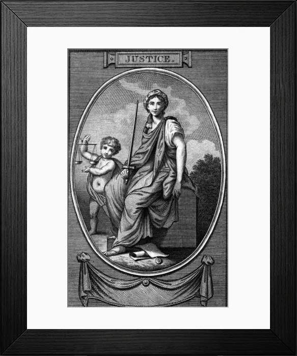 Framed Print : Allegory of Justice Framed Print : Allegory of Justice