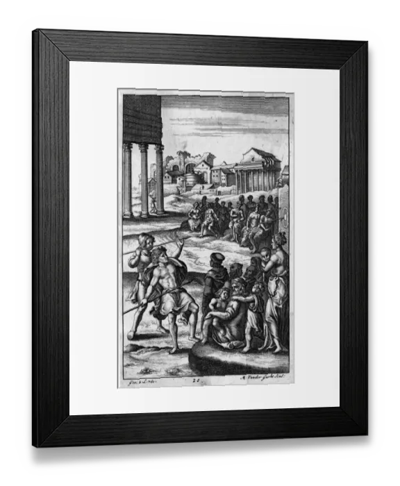 Framed Print : Roman Javelin Contest Framed Print : Roman Javelin Contest