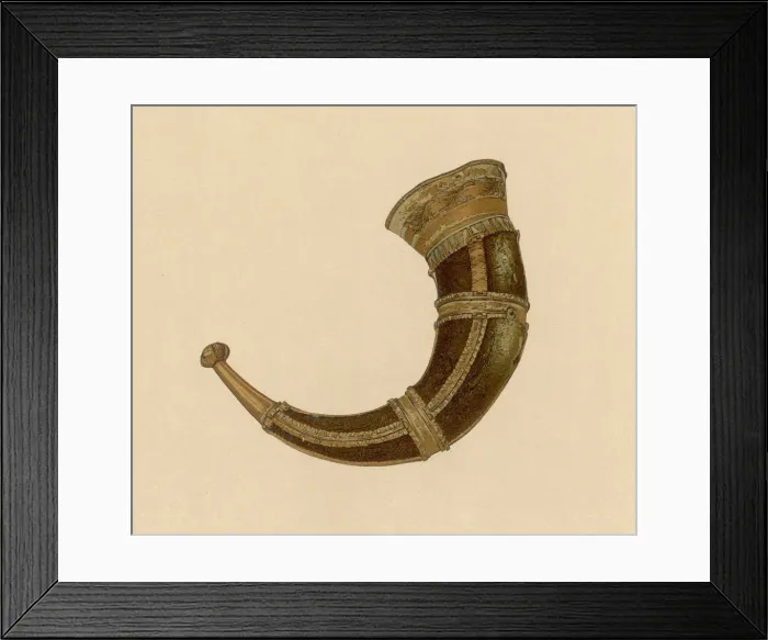 Framed Print : Norse drinking horn Framed Print : Norse drinking horn