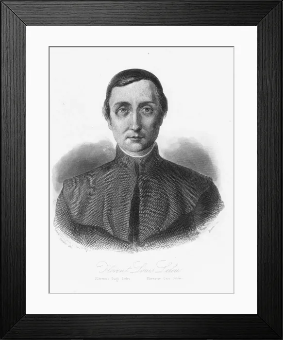 Framed Print : Florent Louis Leleu, French missionary to Turkey