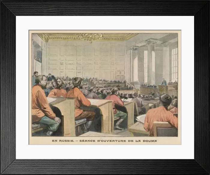 Framed Print : Opening session of the First State Duma, Russia Framed Print : Opening session of the First State Duma, Russia