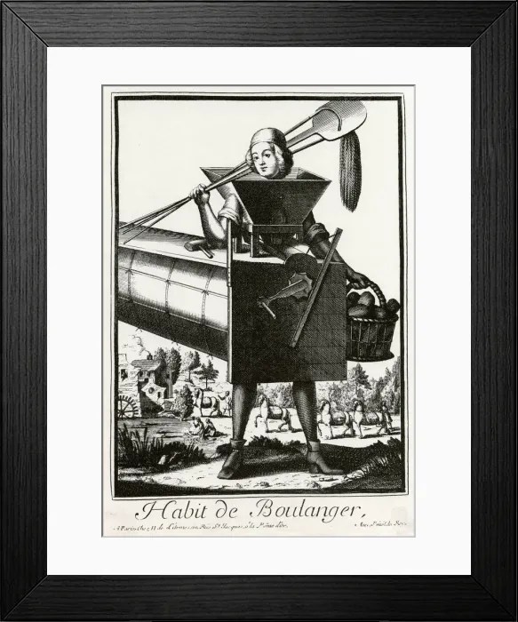 Framed Print : A fantasy baker Framed Print : A fantasy baker