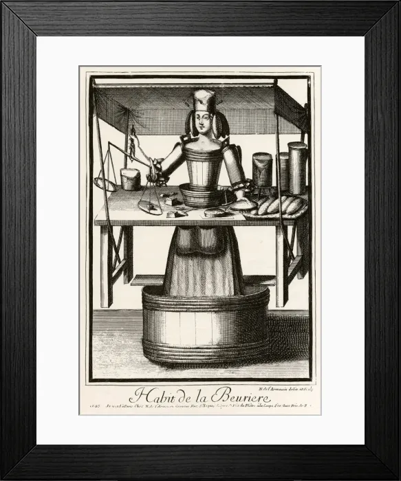 Framed Print : A fantasy buttermaker Framed Print : A fantasy buttermaker