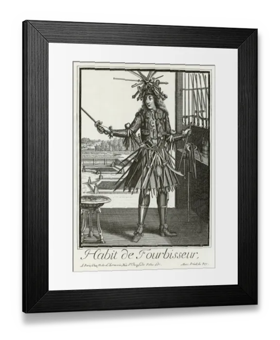 Framed Print : A fantasy swordsmith Framed Print : A fantasy swordsmith