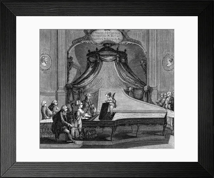 Framed Print : Concert Mecanique, invented by M Richard Framed Print : Concert Mecanique, invented by M Richard