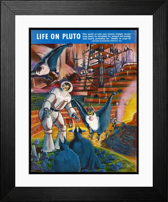 Framed Print : Imaginary inhabitants of the planet Pluto Framed Print : Imaginary inhabitants of the planet Pluto
