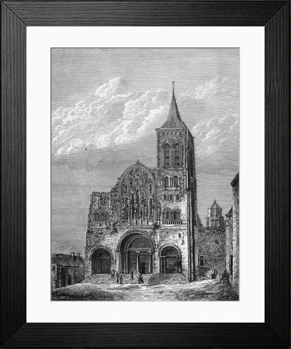 Framed Print : Vezelay Abbey, Burgundy, France Framed Print : Vezelay Abbey, Burgundy, France