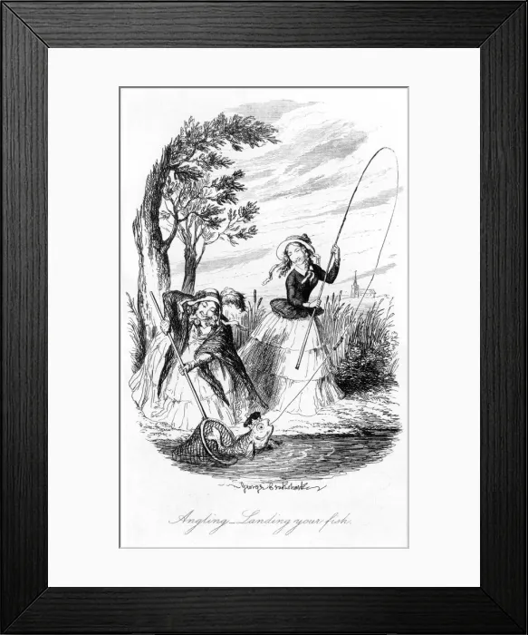 Framed Print : Satire on womens pursuit of aristocratic status Framed Print : Satire on womens pursuit of aristocratic status