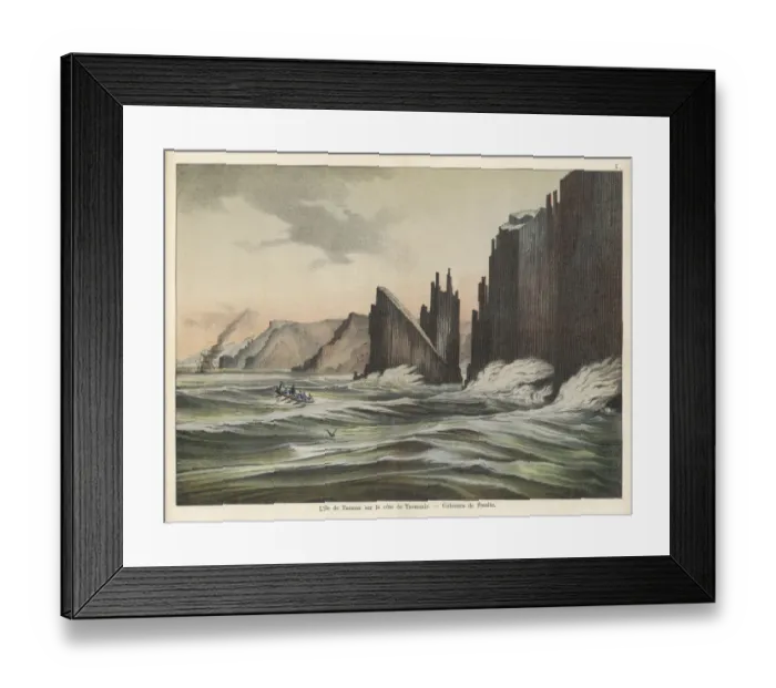 Framed Print : Basalt columns, Tasman Island, Tasmania, Australia Framed Print : Basalt columns, Tasman Island, Tasmania, Australia