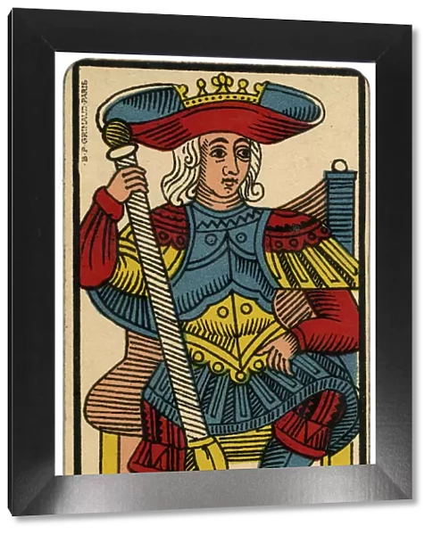Tarot Card - Roy de Baton (King of Clubs)