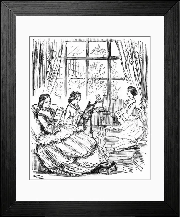 Framed Print : Traditional female accomplishments Framed Print : Traditional female accomplishments