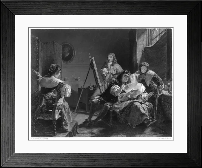 Framed Print : PEPYS WIFE PAINTED Framed Print : PEPYS WIFE PAINTED