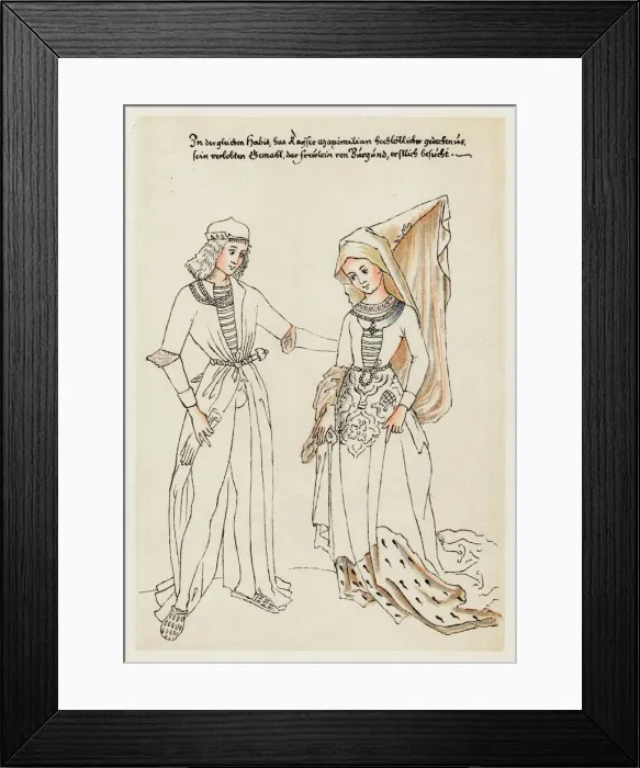 Framed Print : Maximilian I married Framed Print : Maximilian I married