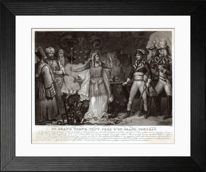 Framed Print : Napoleon and a fortune-teller Framed Print : Napoleon and a fortune-teller