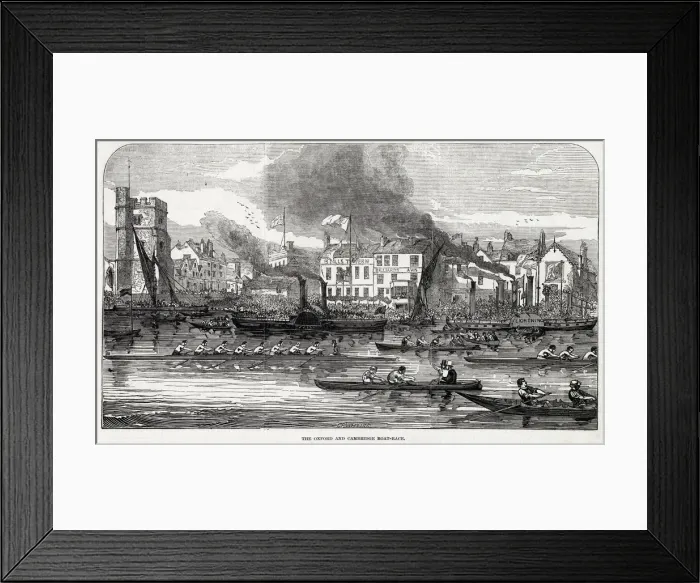 Framed Print : OXFORD V CAMBRIDGE 1846 Framed Print : OXFORD V CAMBRIDGE 1846