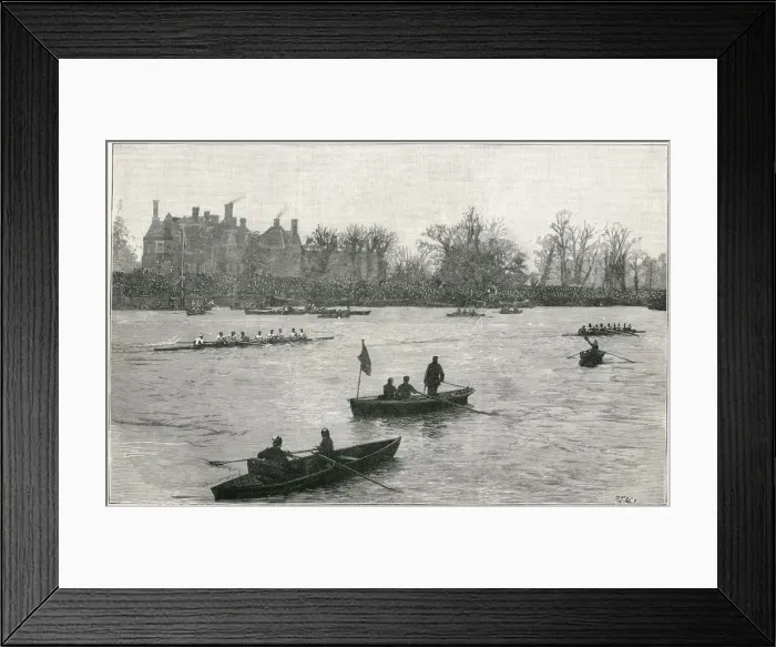 Framed Print : OXFORD V CAMBRIDGE 1892 Framed Print : OXFORD V CAMBRIDGE 1892