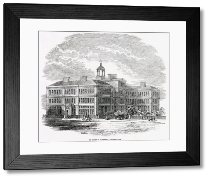 Framed Print : St Marys hospital paddington Framed Print : St Marys hospital paddington