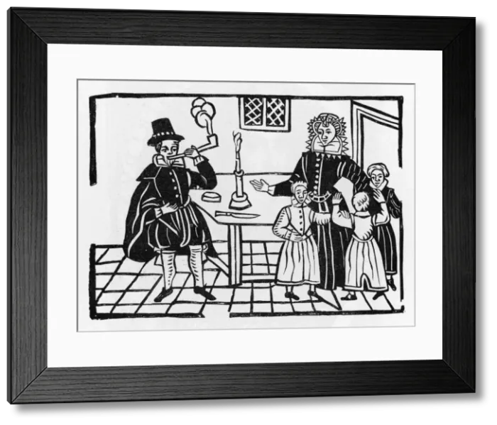 Framed Print : ELIZABETHAN FAMILY Framed Print : ELIZABETHAN FAMILY