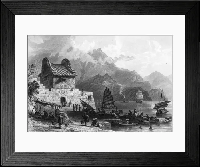 Framed Print : CHINA / HONG KONG C1840 Framed Print : CHINA / HONG KONG C1840