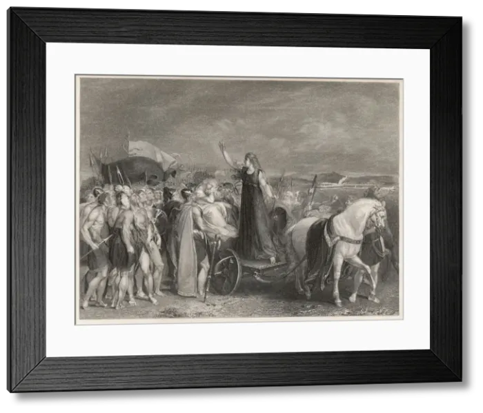 Framed Print : Boudicca, Queen of the Iceni Framed Print : Boudicca, Queen of the Iceni