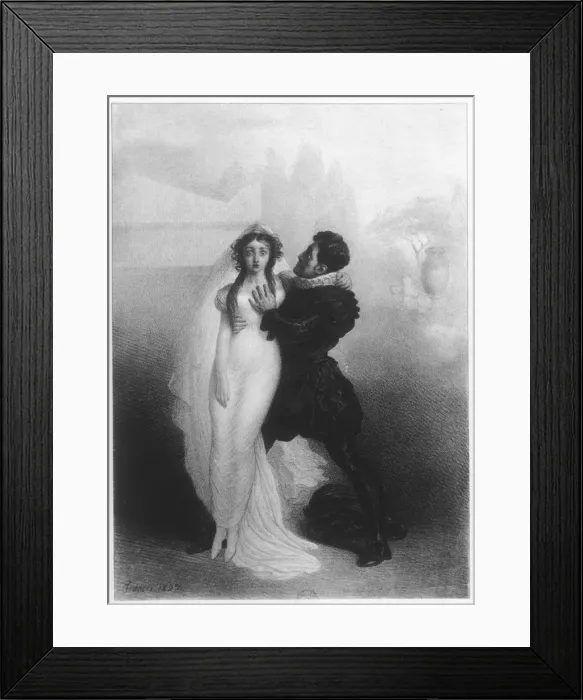 Framed Print : SMITHSON AS JULIET Framed Print : SMITHSON AS JULIET