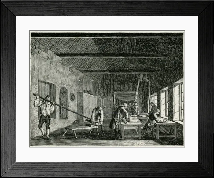 Framed Print : INDUSTRY / TEXTILES / LINEN Framed Print : INDUSTRY / TEXTILES / LINEN