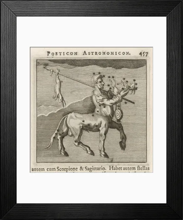 Framed Print : Centaurs Star Figure - 17th century Framed Print : Centaurs Star Figure - 17th century