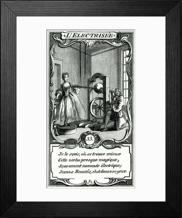 Framed Print : ELECTRICAL EXPERIMENT Framed Print : ELECTRICAL EXPERIMENT