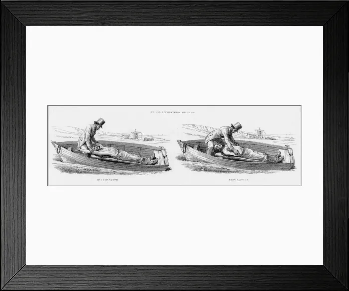 Framed Print : ACCIDENTS / LIFE-SAVING Framed Print : ACCIDENTS / LIFE-SAVING