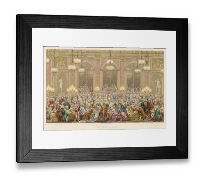 Framed Print : SOCIAL SCENES / FRANCE / C18 Framed Print : SOCIAL SCENES / FRANCE / C18